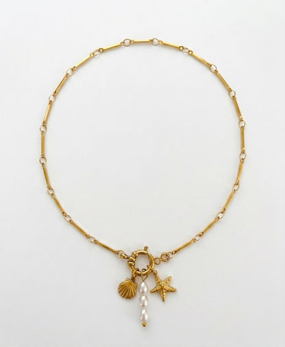 Seaside Charm Pearl Necklace