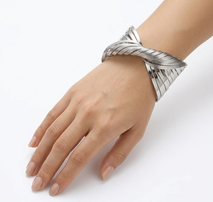 Infinity Twist Cuff Bracelet